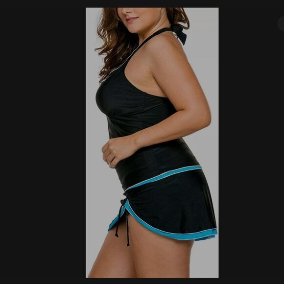 🔥3/$42 w FREE SHIPPING🔥 NWOT Swimsuit Tankini Top and Skort bottom - Picture 3 of 8